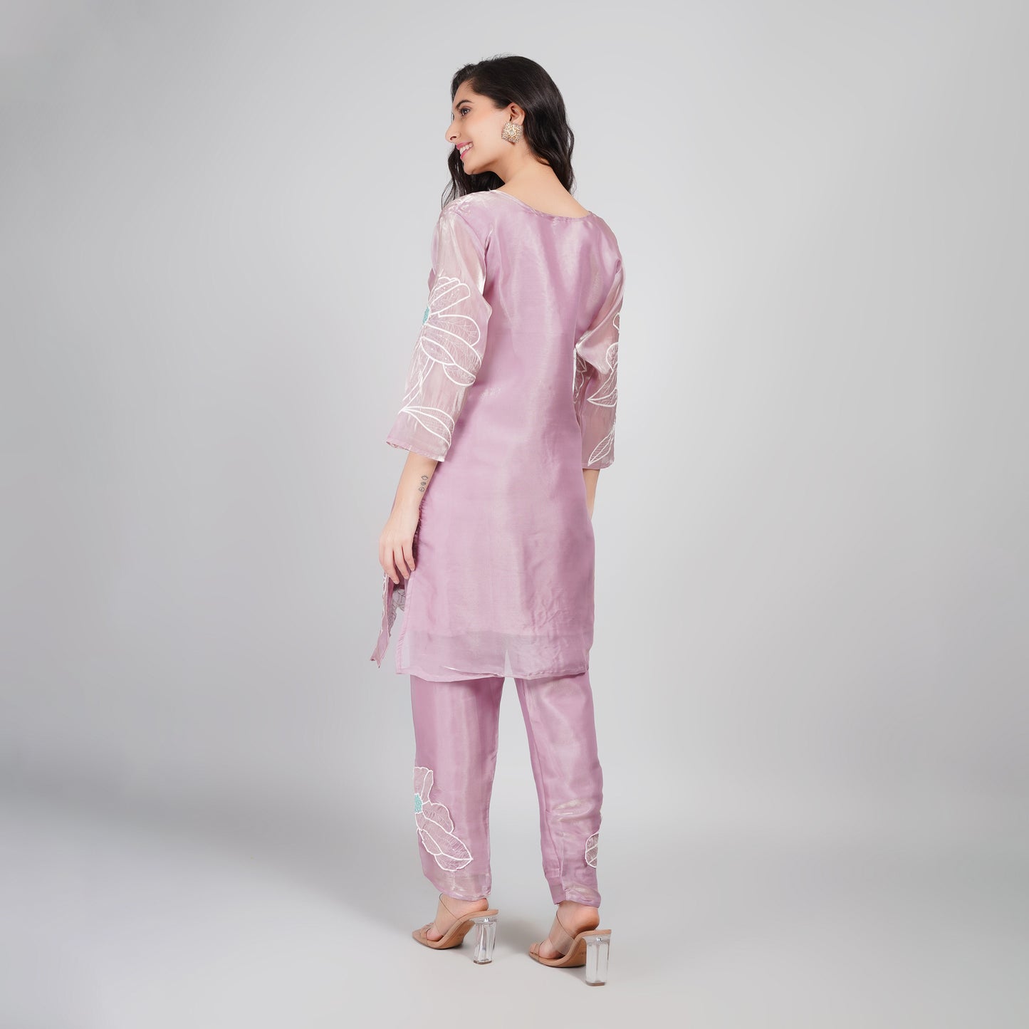 Designer Silk Shimar Cord Ethnic Set