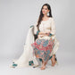 Cream Silk Suit with Jari Work Dupatta & Pant Wear