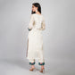 Cream Silk Suit with Jari Work Dupatta & Pant Wear