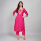 Designer Kurti Set with Moti & Organza Dupatta