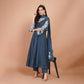 Rama Embroidered Anarkali Suit with Pant