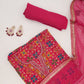 Unstitched Jari Moti Embroidery Suit Fabric