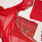 Unstitched Jari Moti Embroidery Suit Fabric